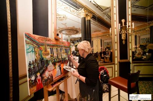 Chicago Live Event Painting at The Penninsula Hotel